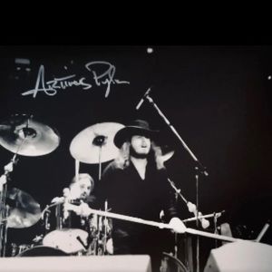 LYNYRD SKYNYRD  Ronnie Van Zant 8X10 Framed Photo Reprint Signed By Artimus Pyle